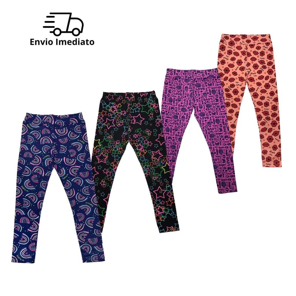Calça Legging Infantil Feminina Leg para Menina Promoção Sortidos - Leg Estampada