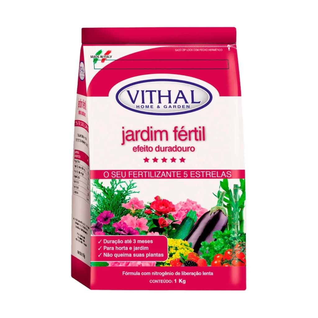 Fertilizante Granulado Efeito Duradouro Vithal 1kg