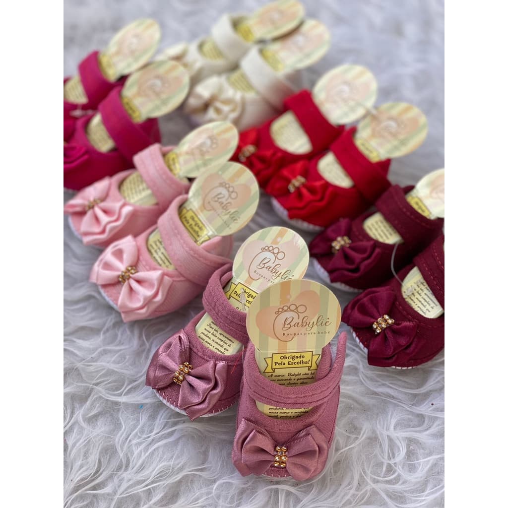 Sapatinho para Bebê Luxo Feminino
