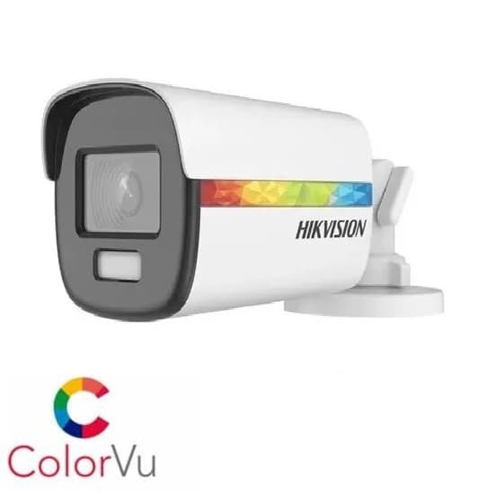 Camera Colorvu Hikvision 40 metros 2mb/1080p-2.8m Ds-2ce12df0t-f