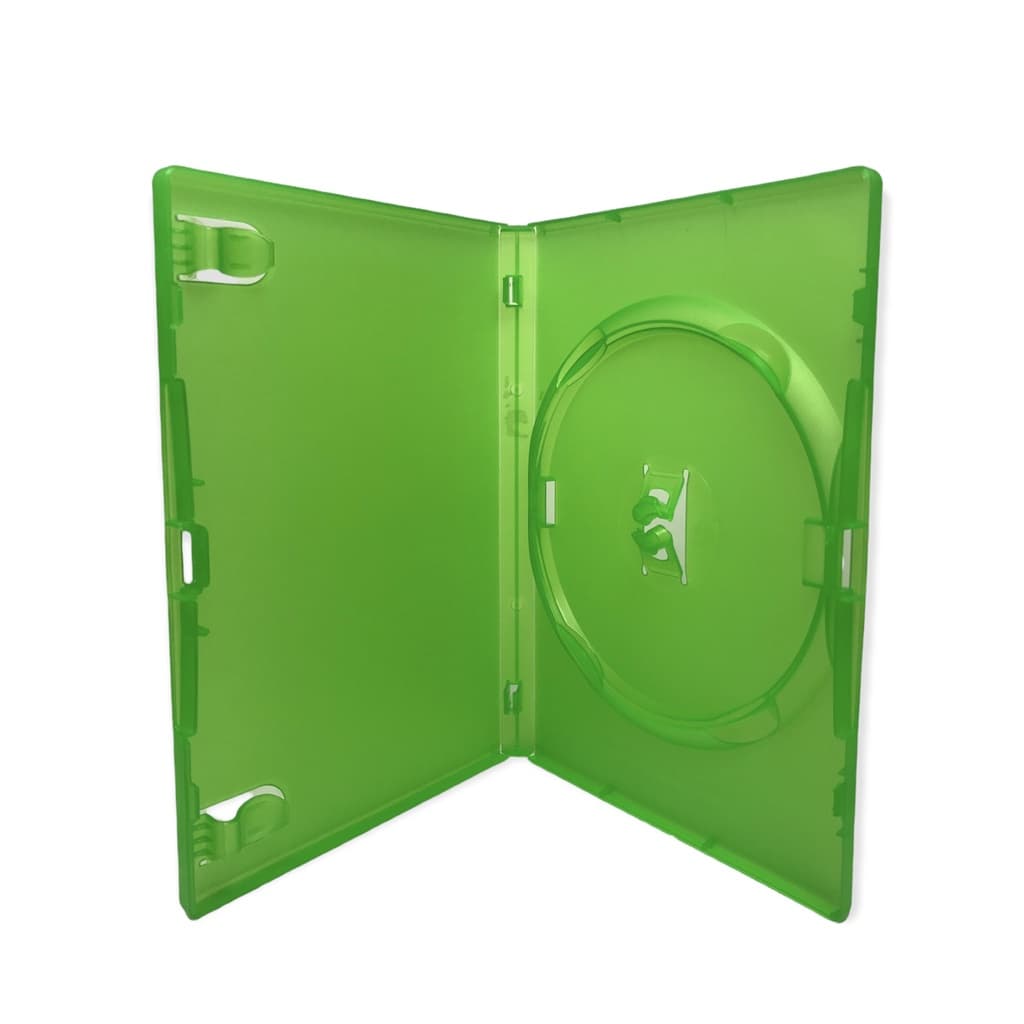 Kit C/ 05 Unidades - Estojo/box Dvd Amaray Verde