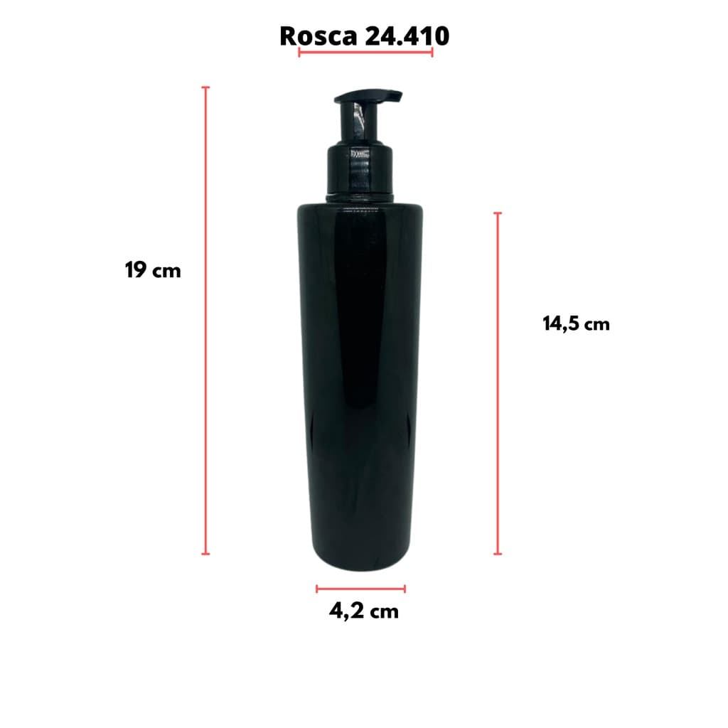 Kit 10 Frasco Elegance 250ml C/ Válvula Pump