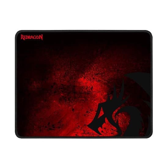 Redragon Mouse Pad P016 Pisces de borracha e tecido 260mm x 330mm x 3mm black/red