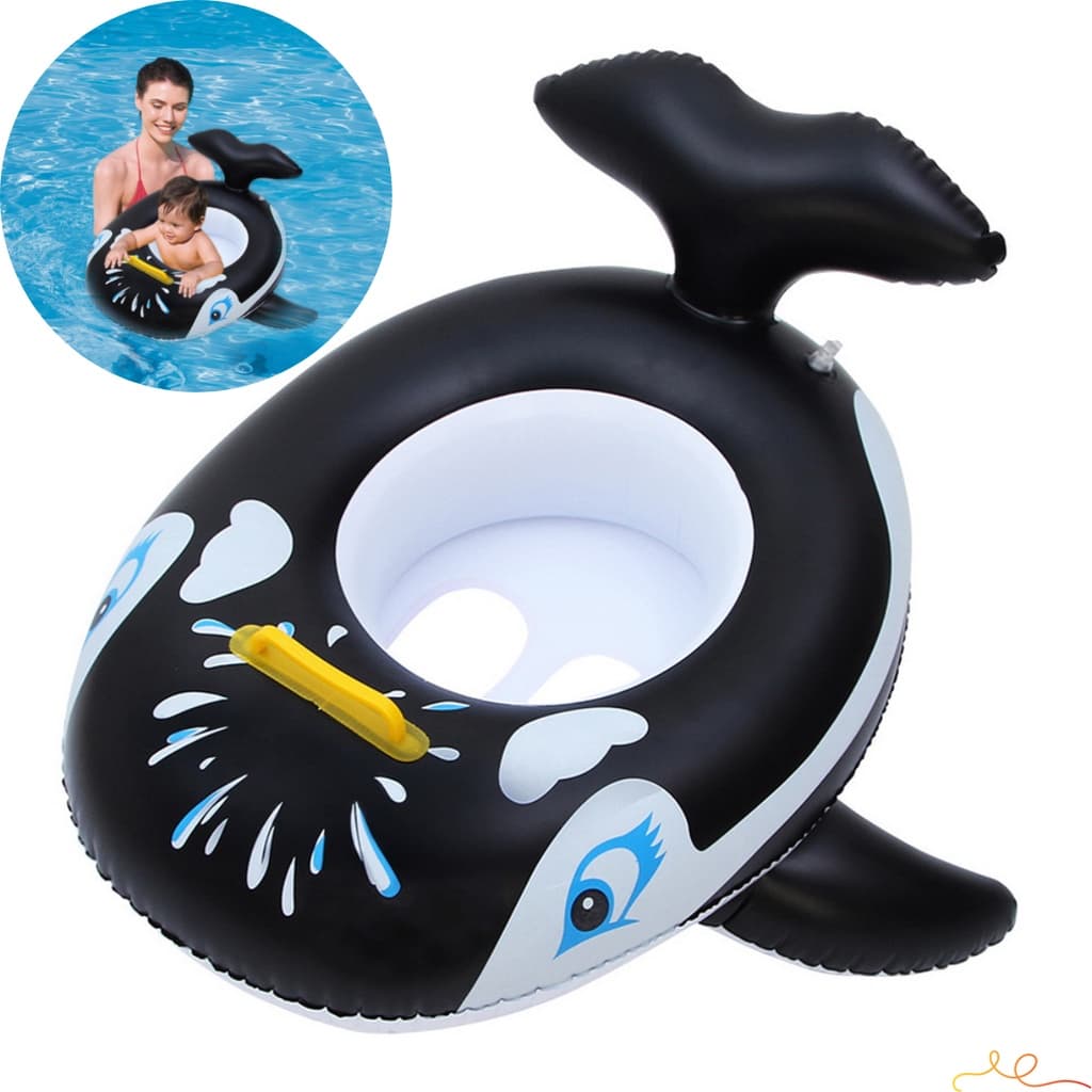 Boia Bote Infantil Inflável com Fralda para Piscina Resistente