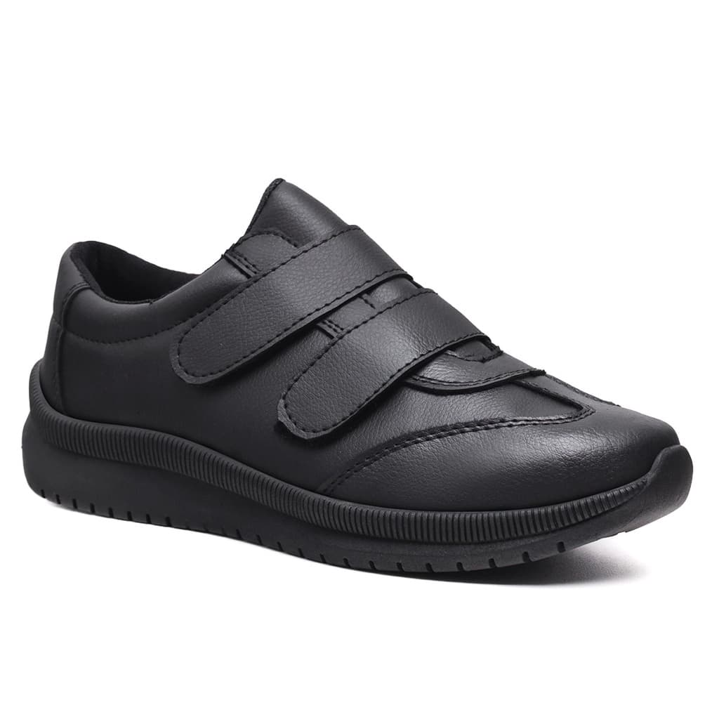 Tênis Sapato Antistress Conforto Feminino Dentista Enfermeiro Senhora Ortopédico Unissex Velcro