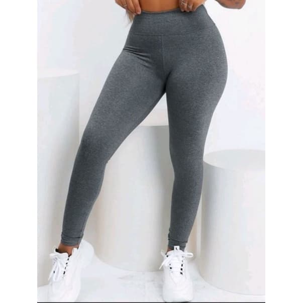 Legging Suplex Cintura Alta Cinza