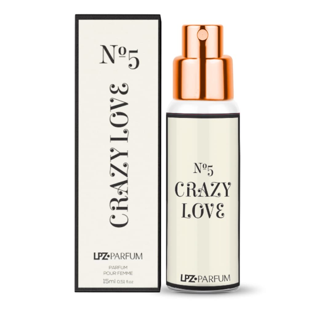 Perfume Feminino Crazy Love N5 - LPZ PARFUM (Ref. Importado) 15ml