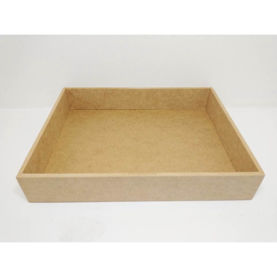Bandeja servir cantinho café cesta decoração presente brunch food 35x25x5cm 10 unidades mdf cru 6mm