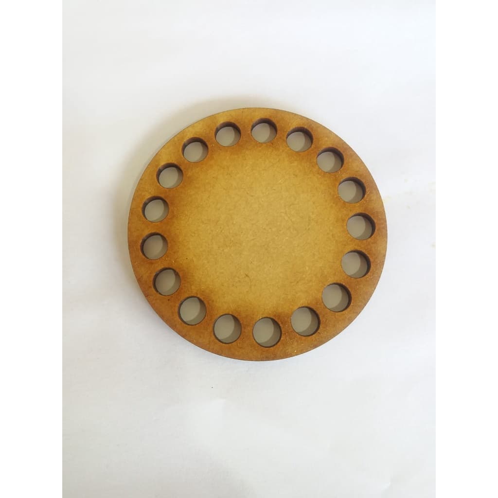 Base  Para Crochê Corte a Laser mdf 3mm