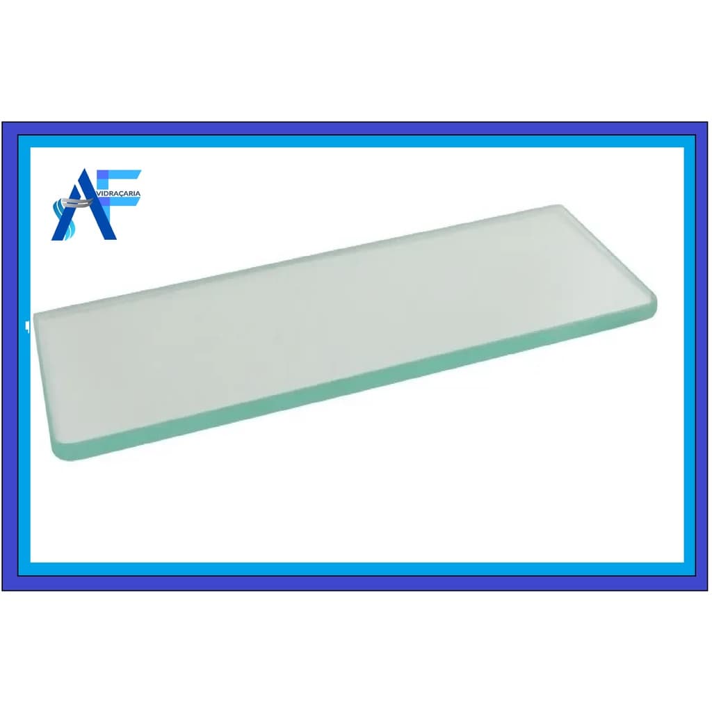 Vidro REPOSIÇÃO para porta shampoo reto 40x10