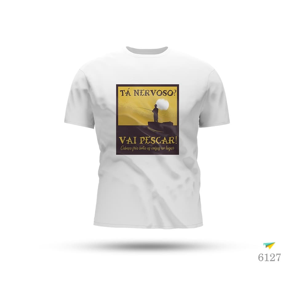 Camiseta Personalizada Pesca Pescaria Modelo 15