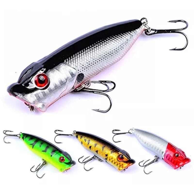 Popper Hard 12g Topwatter Tucunaré, Robalo, Traíra....