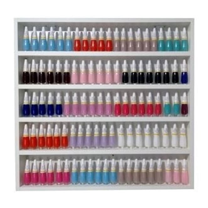 Expositor de Esmaltes com 5 Andares – Nicho Organizador para 200 Unidades