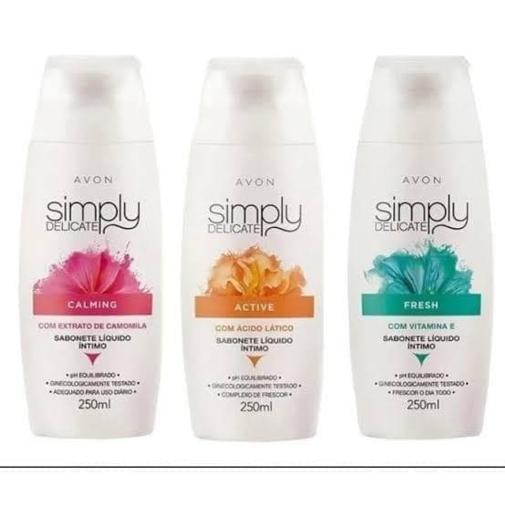AVON Sabonete Líquido Íntimo Simply Delicate Active / Fresh - 250ml