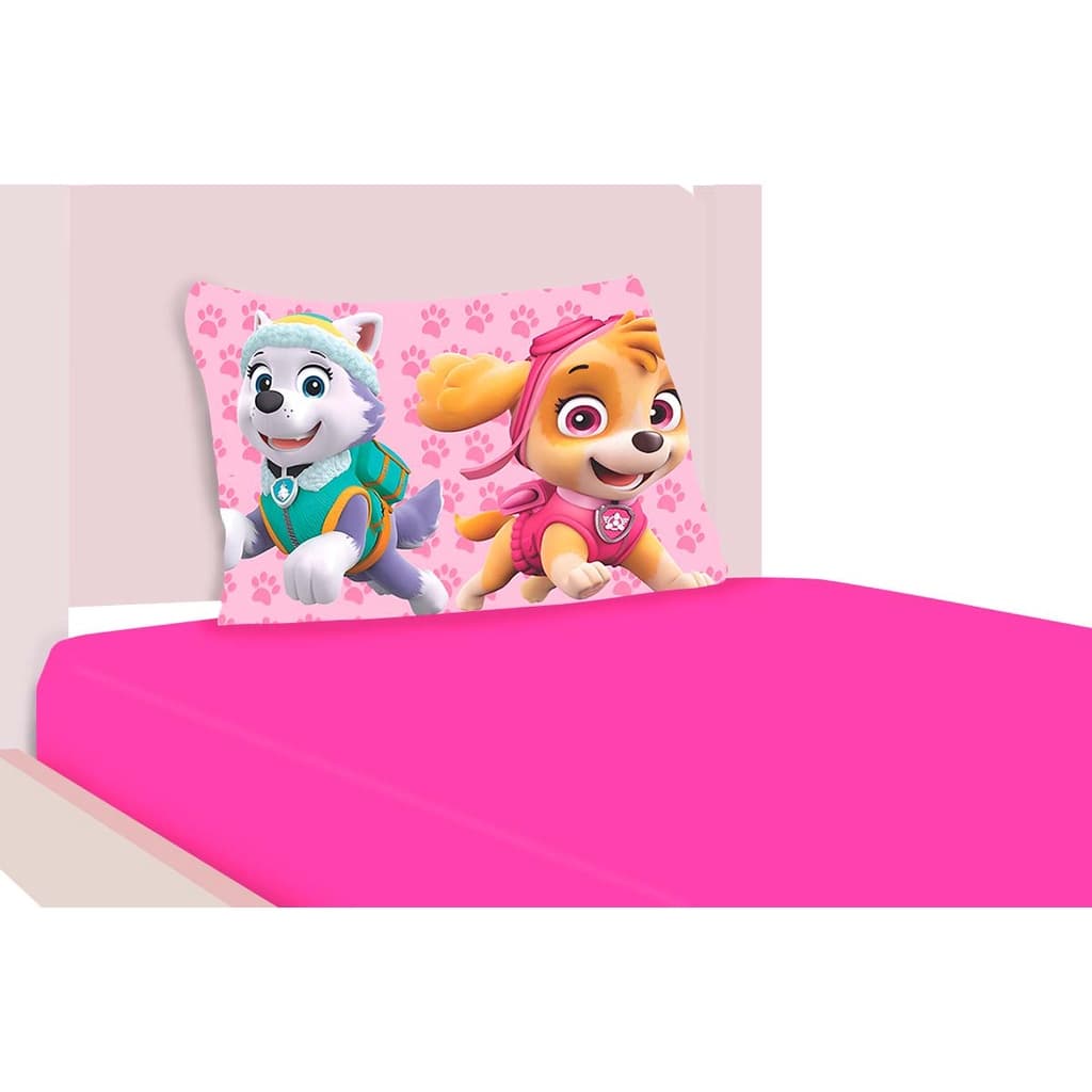 Jogo Lençol Cama Solteiro 2peças Infantil Fronha Estampada Quarto Infantil