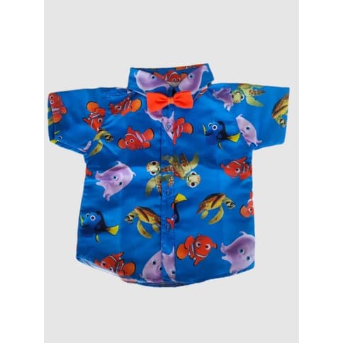 Camisa PROCURANDO NEMO Temática Roupa Infantil Roupa de criança Aniversário Desenho animado