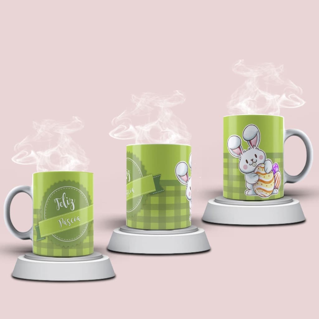 Caneca Feliz Pascoa 2023 Ideal Para Presentes