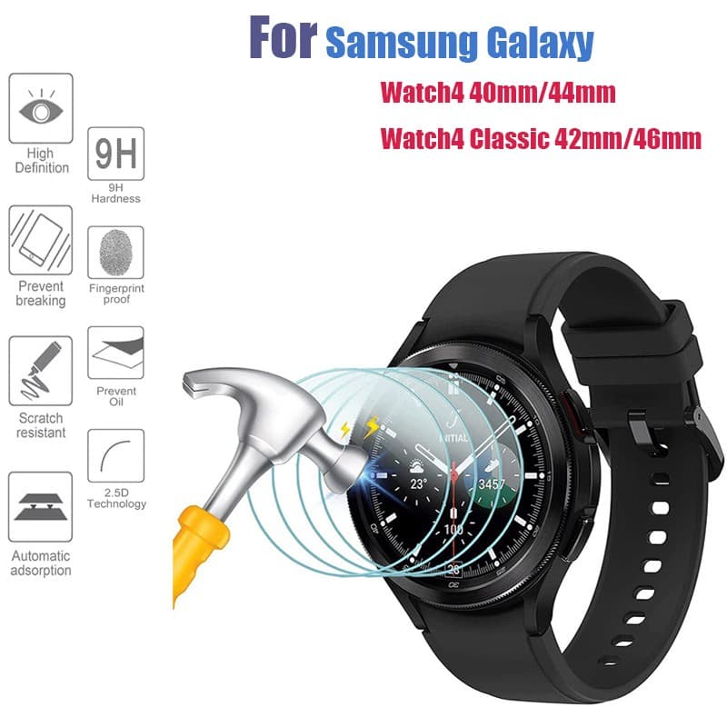pelicula de vidro temperado para samsung Compativel Galaxy watch 4 5 pro classic 40 44 45 42 44 NAO INCLU – Top de Linha