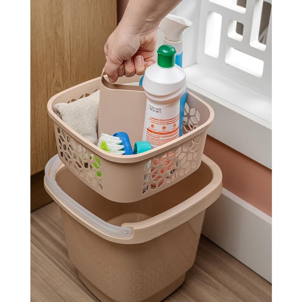 Cesto funcional organizador de produtos de limpeza UZ430