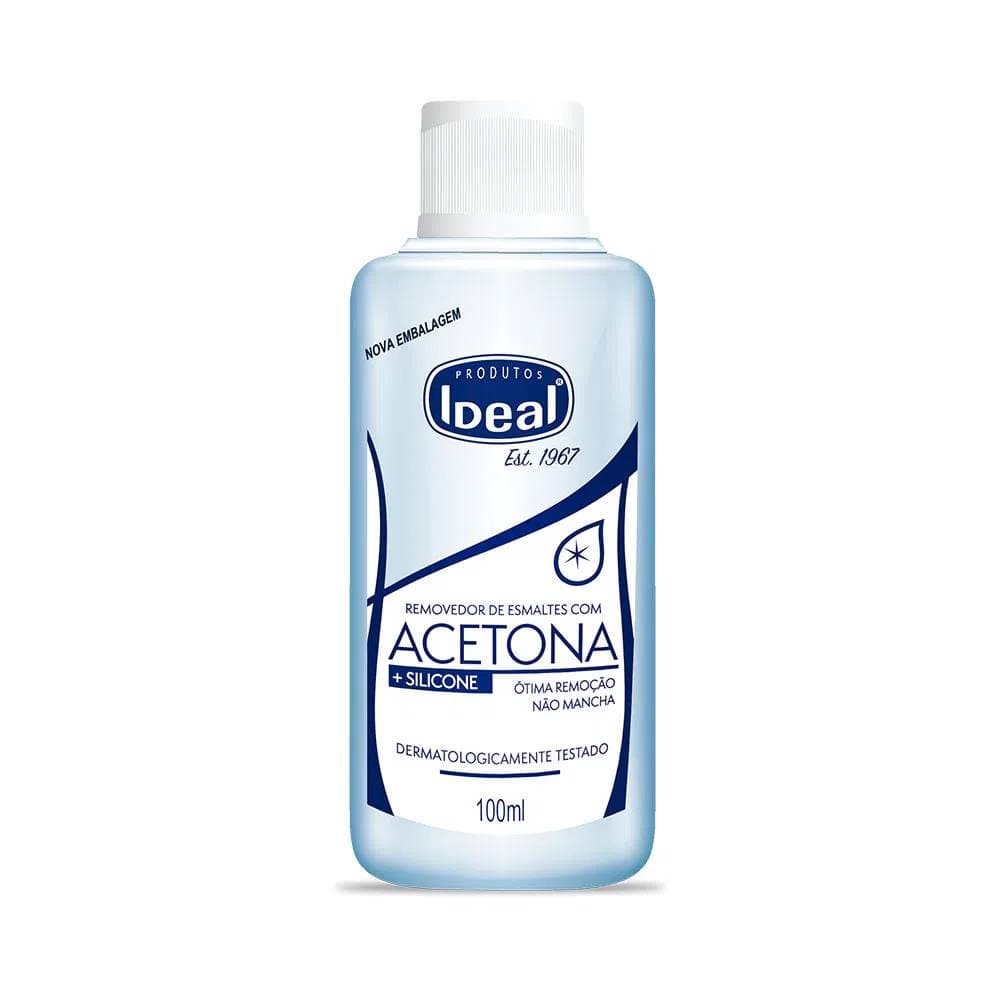 Removedor Esmalte Acetona Ideal 100ml