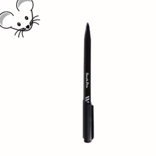 Brush Pen Preta (kit com 3)