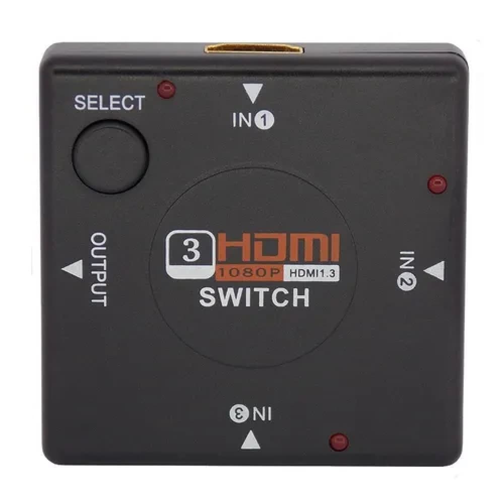 Switch Hdmi 3 Portas 1080p