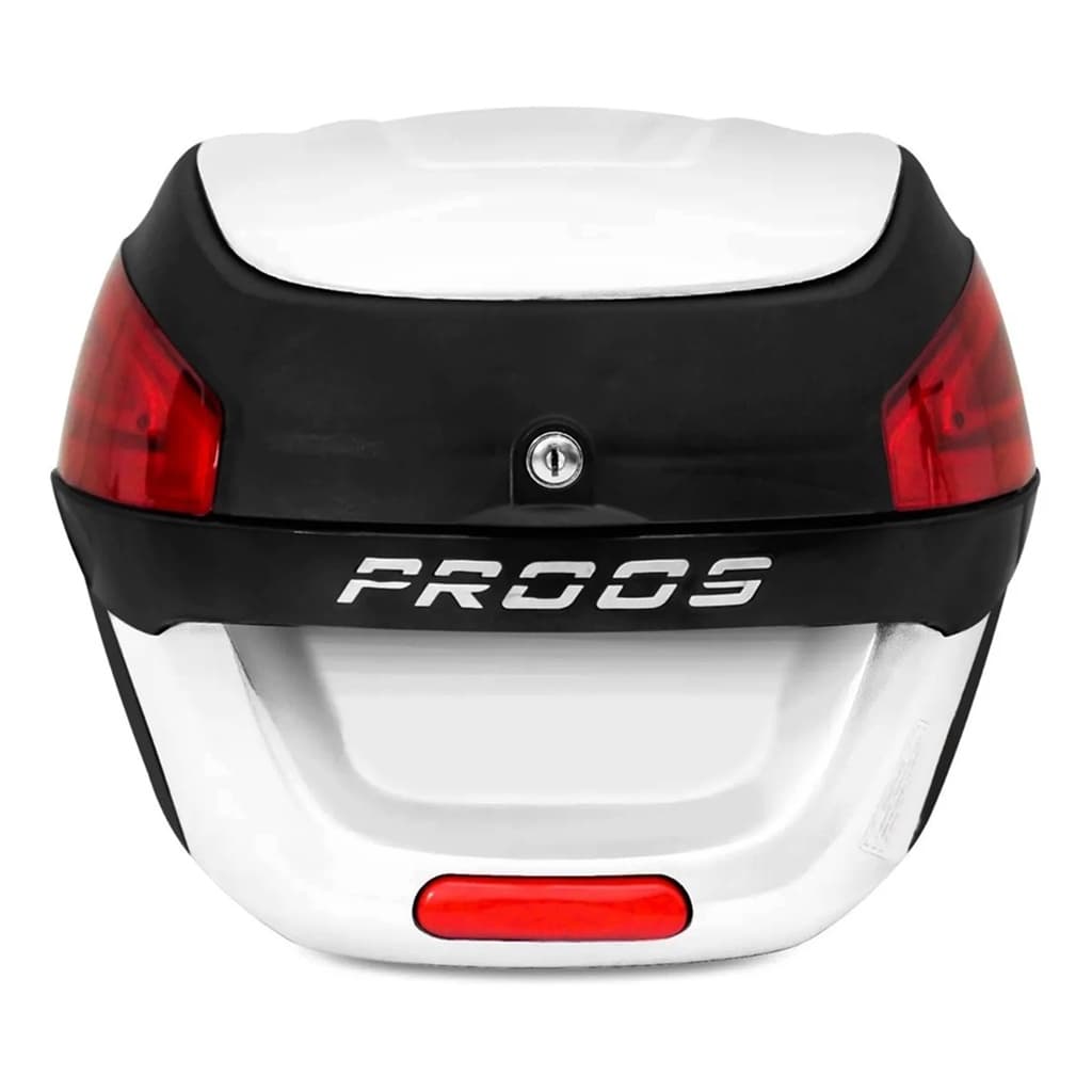 Bau Bauleto Moto De 29 Litros Proos Preto Branco