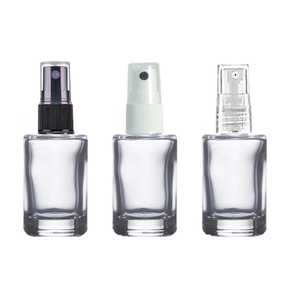 50 Frascos de vidro 10ml válvula spray para amostra de perfumes