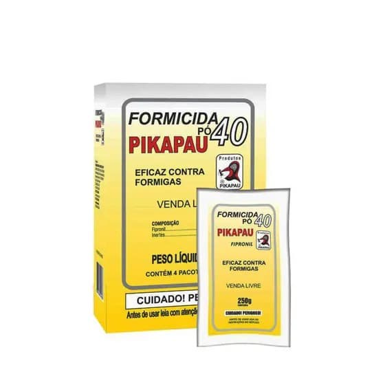 Formicida PikaPau pó 40 - Eficaz contra todas as formigas 1kg