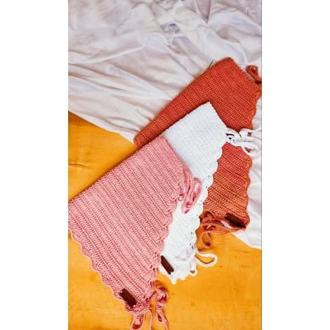 Top Cropped em Crochê - P, M e G