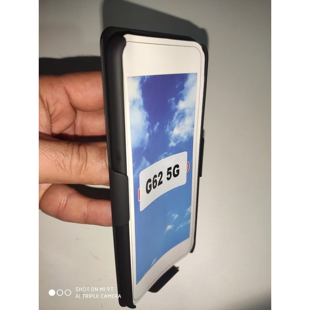 Capa  Suporte de Cintura  para Moto G62 5G belt flip+capa da camurça