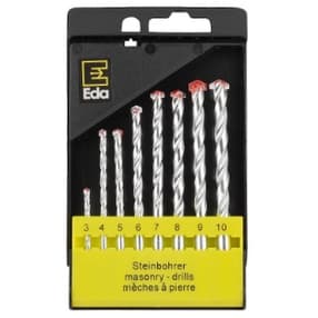 Jogo De Brocas De Videa 3mm a 10mm Jogo Com 8 Brocas