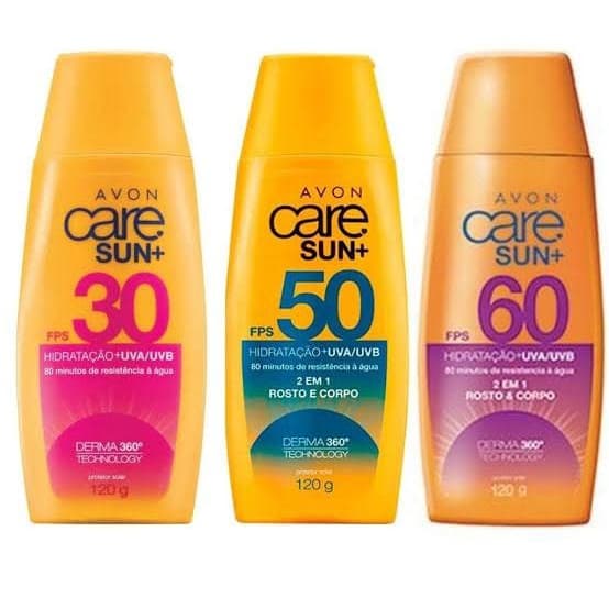 AVON CARE SUN+ Protetor Solar (fps 50 Corpo e Rosto,  fps 30 Resistência a Água)