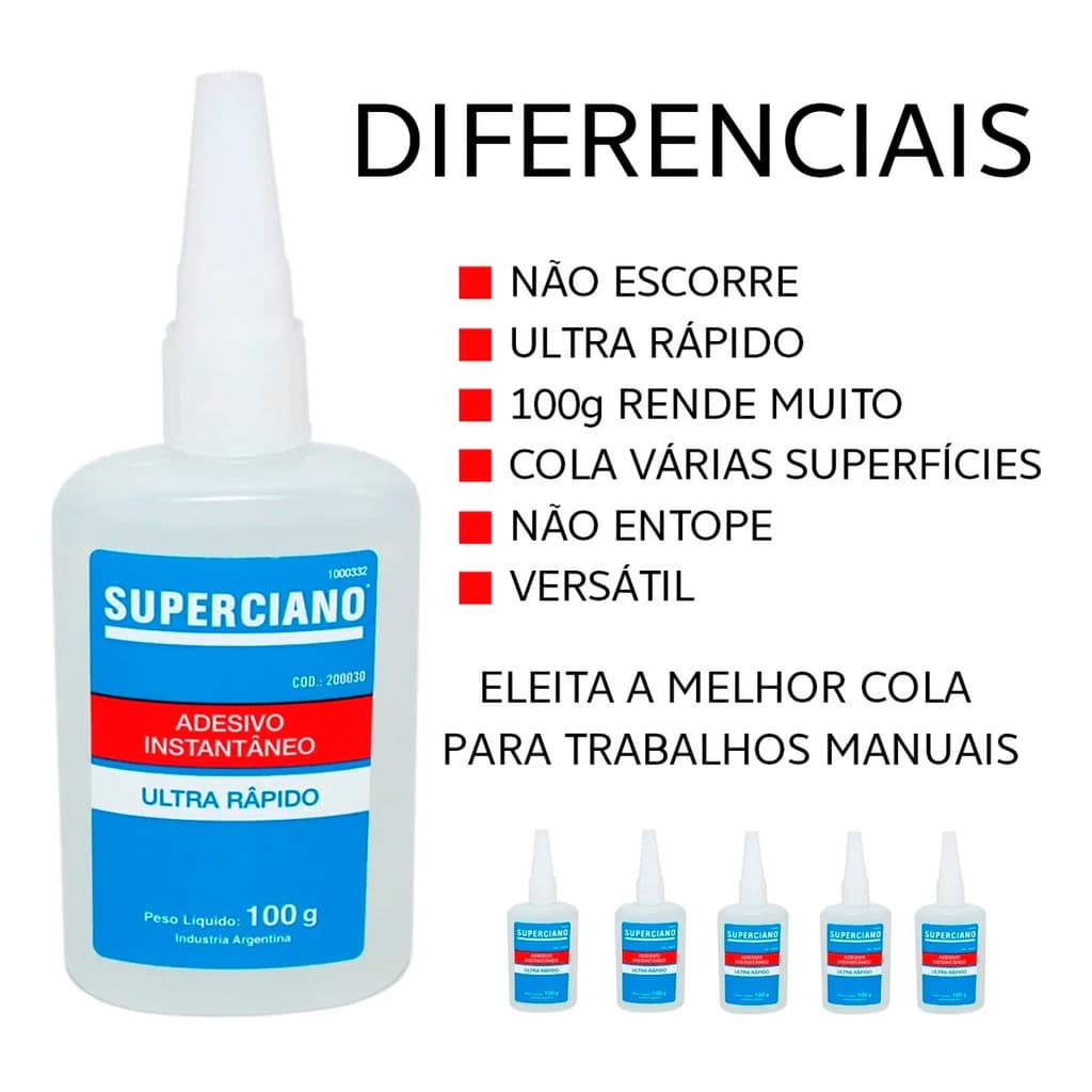 Cola Instantânea Superciano de  100g