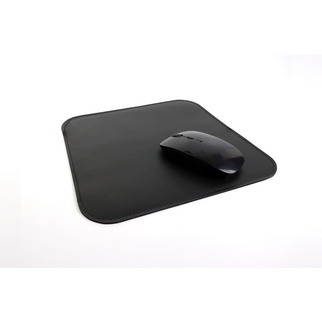 Mouse Pad Old Barn Couro Sintetico Preto 25x25 Cm