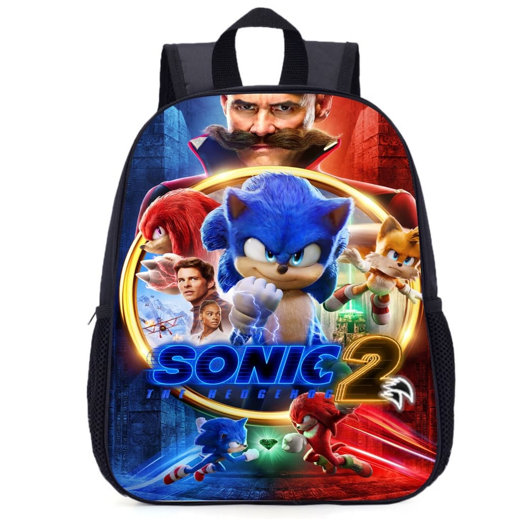 Mochila  escolar Viagens passeio Sonic 2