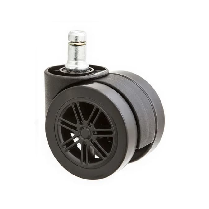 Rodinhas 55mm P/ Cadeira Gamer Rodízio Anti-risco Silicone Cor