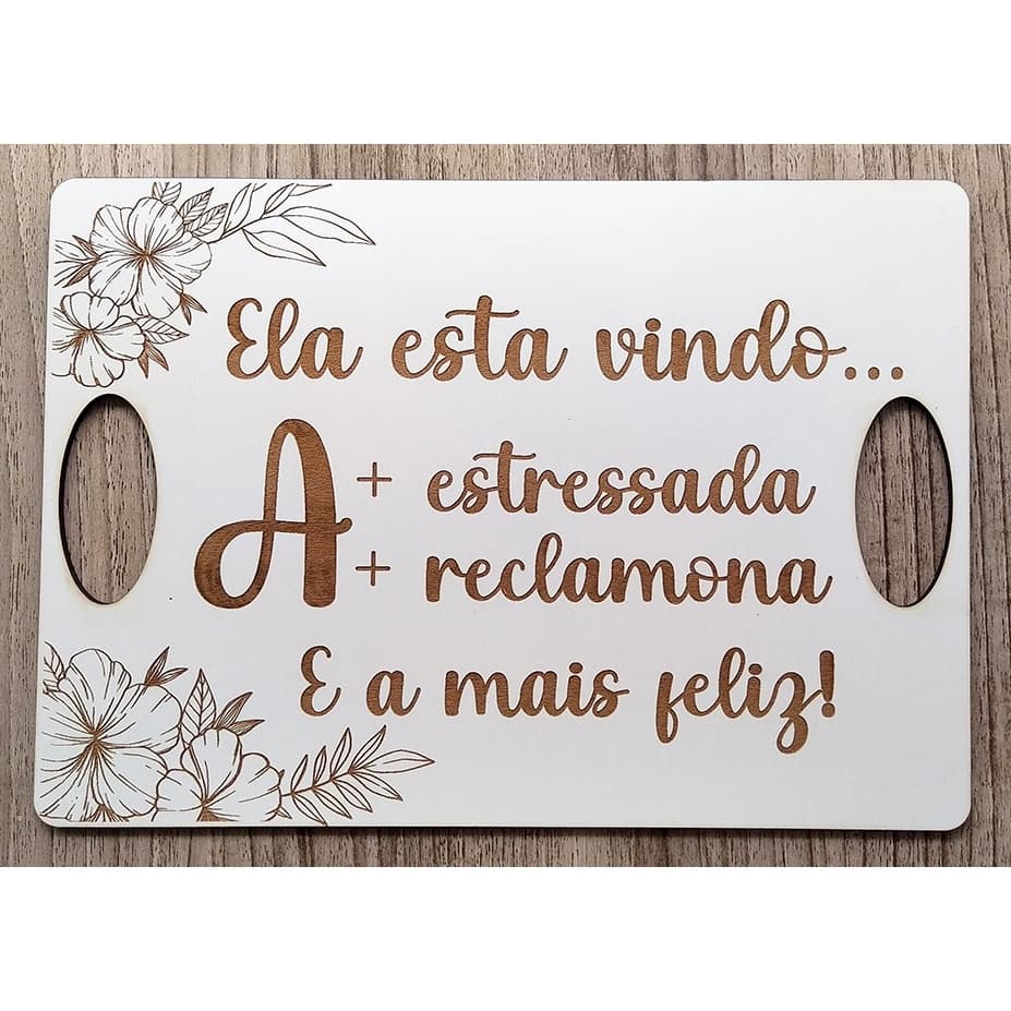 Placa para entrada de Casamento - Personalizamos com qualquer frase em MDF