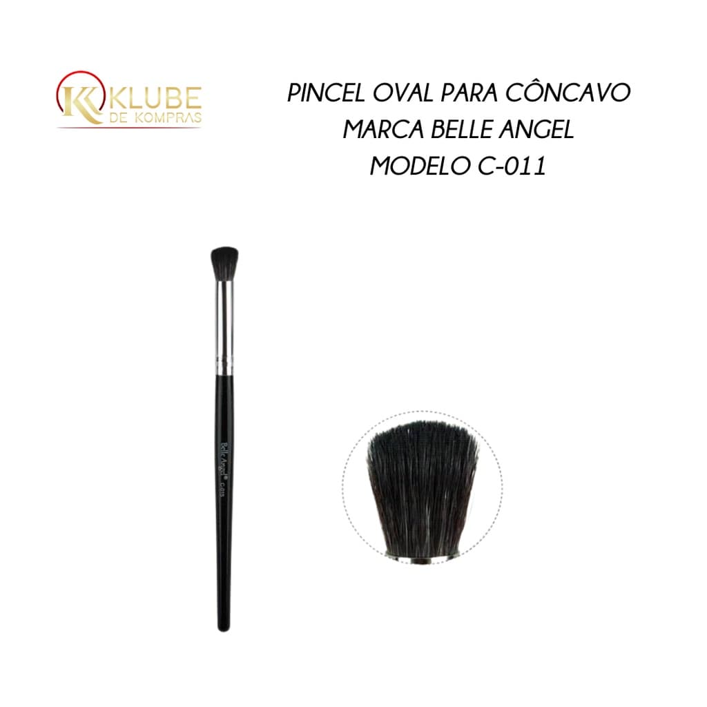 Pincel Oval para Côncavo Kabuki