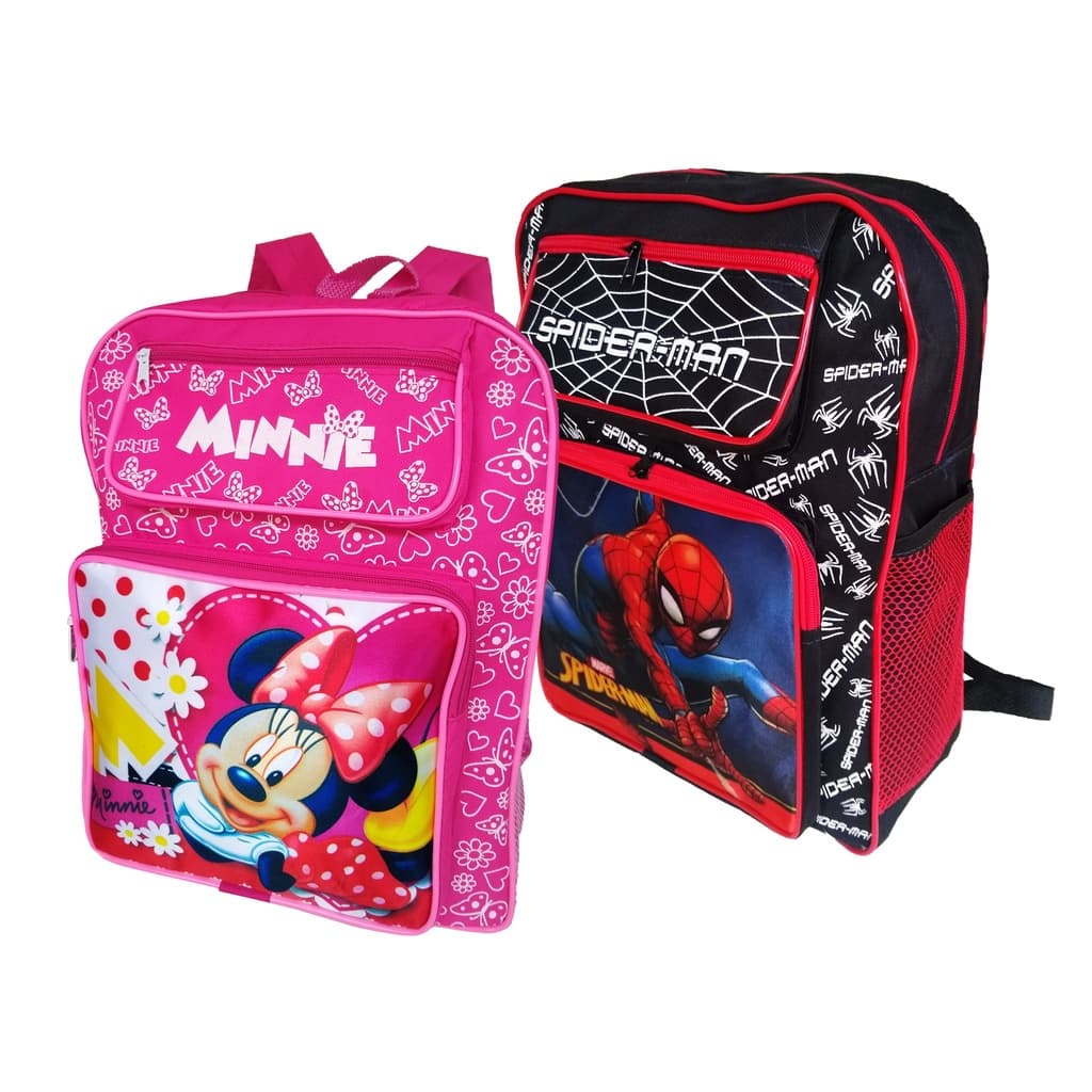 Mochila Escolar Menino Menina infantil  Pesonagens