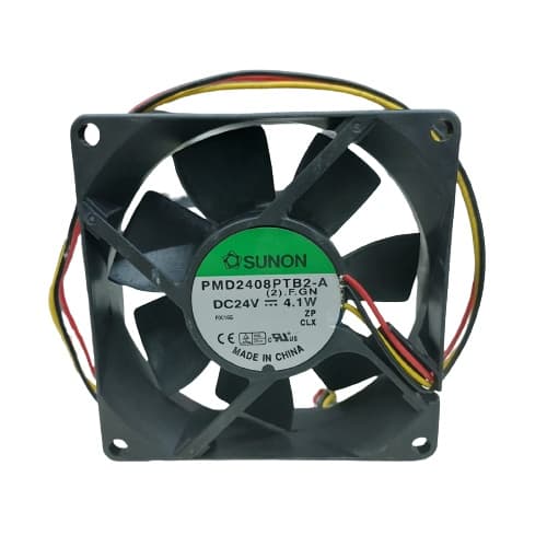 Suno Cooler Modelo PMD2408PTB2-A 80X80X25MM 24V 4,1Watts Com 3 fios e conector
