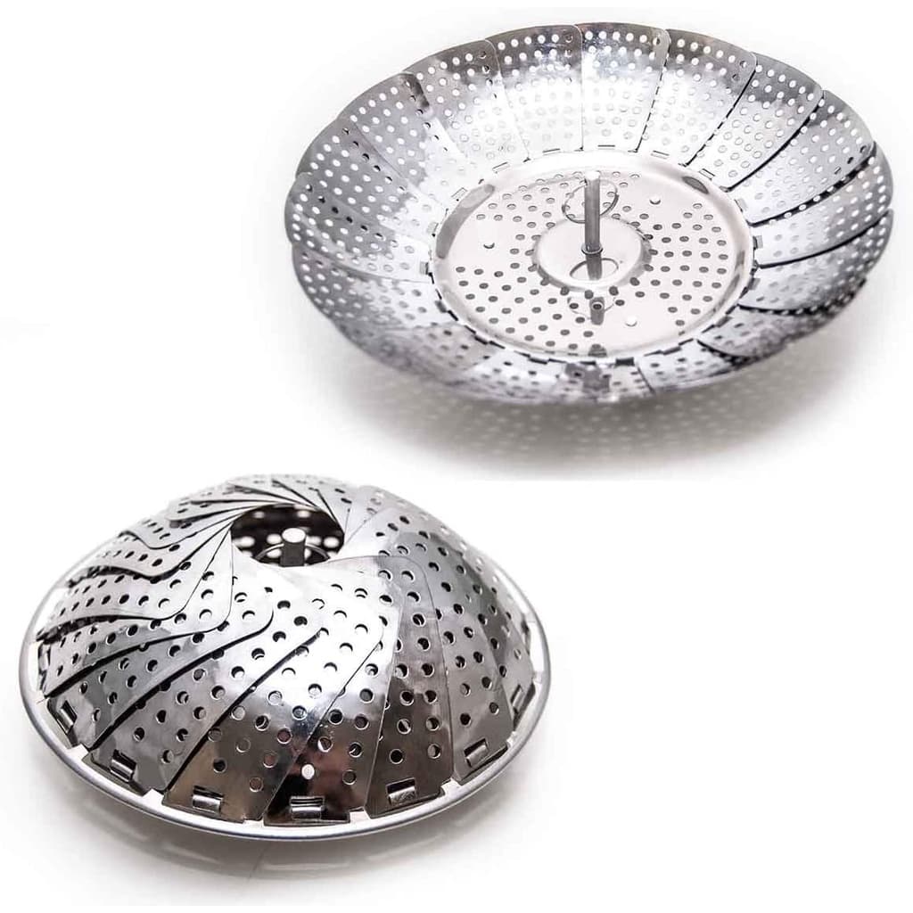 Cesto Cozimento A Vapor Inox Cozinhar Legumes Verduras Fruta kehome