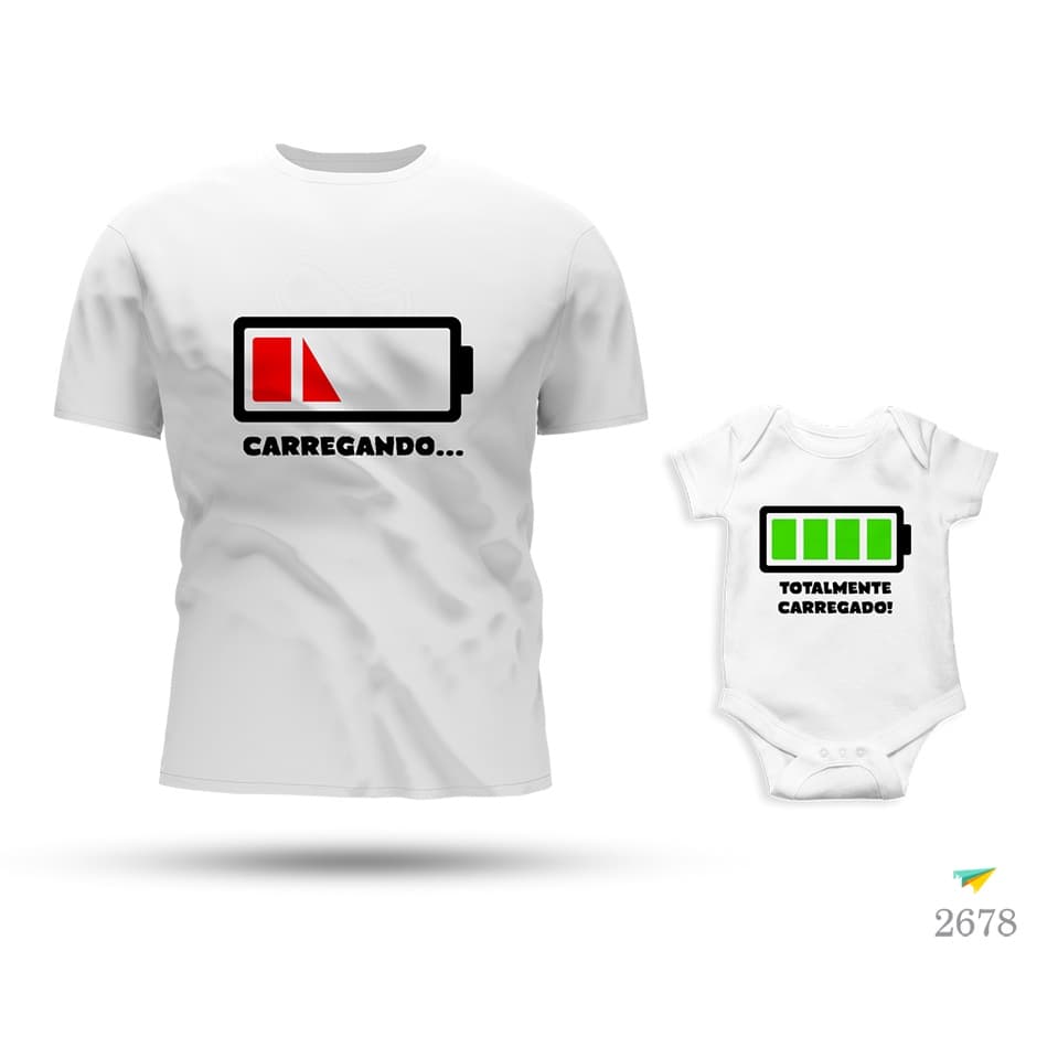 Kit Tal Pai Tal Filho Carregando totalmente carregado