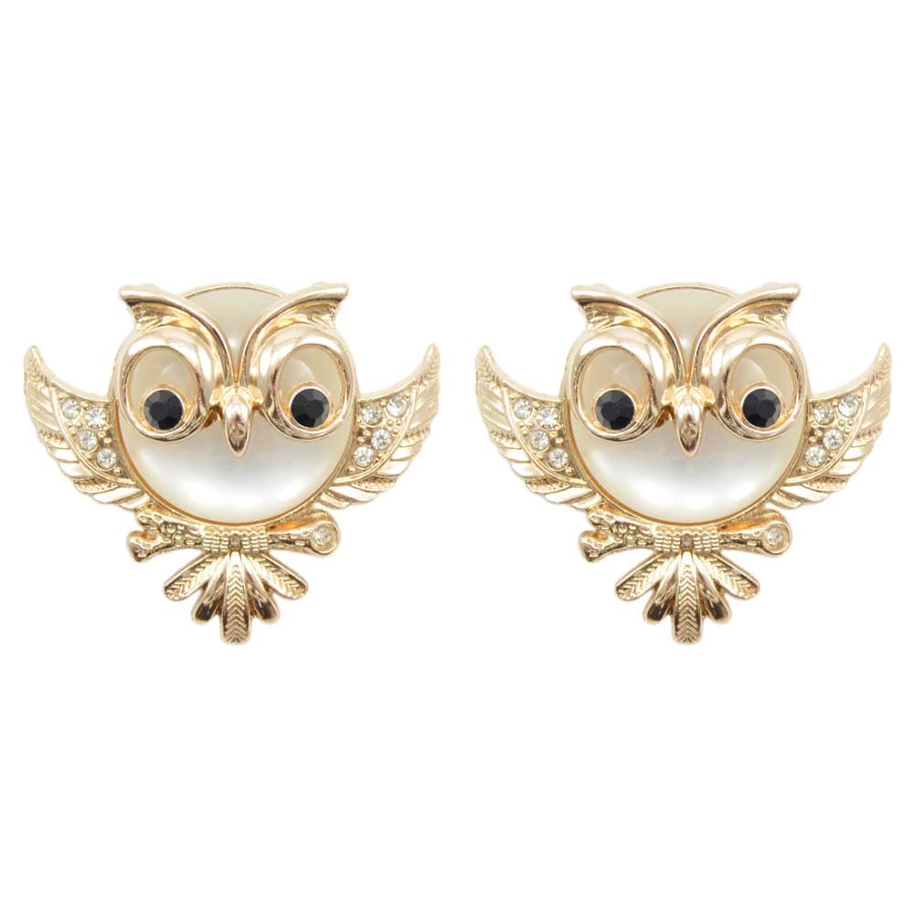 Piercing de Garra Coruja Banho Ouro