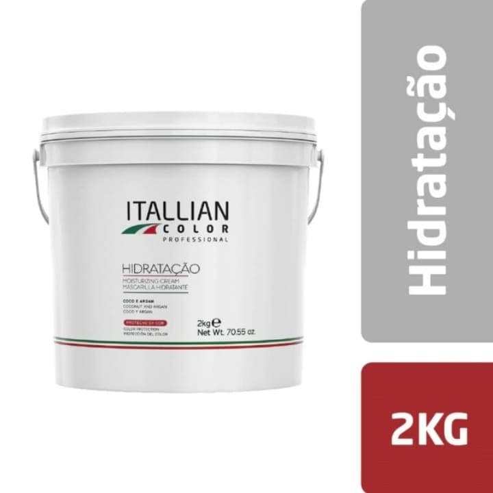 Hidratação Profisional Itallian Color 12 Óleos 2kg Proteção Pós Coloração