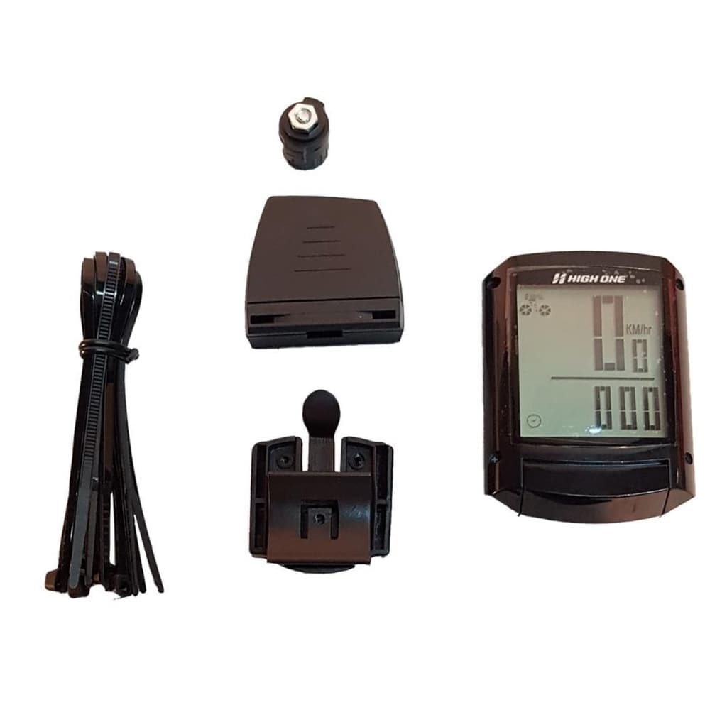 Ciclocomputador High One - Wireless - 15 funções c/ Luz