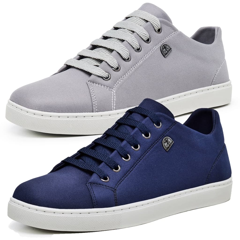 Kit 2 Tênis Sapatênis Masculino Casual Polo Fran Confortável London