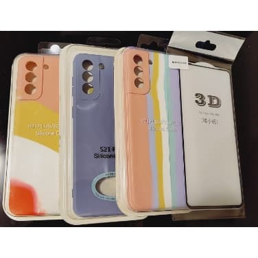 Kit Capinha e Película 3D para celular modelo S21 Plus e S30 Plus +limpeza de tela. Proteção Celular