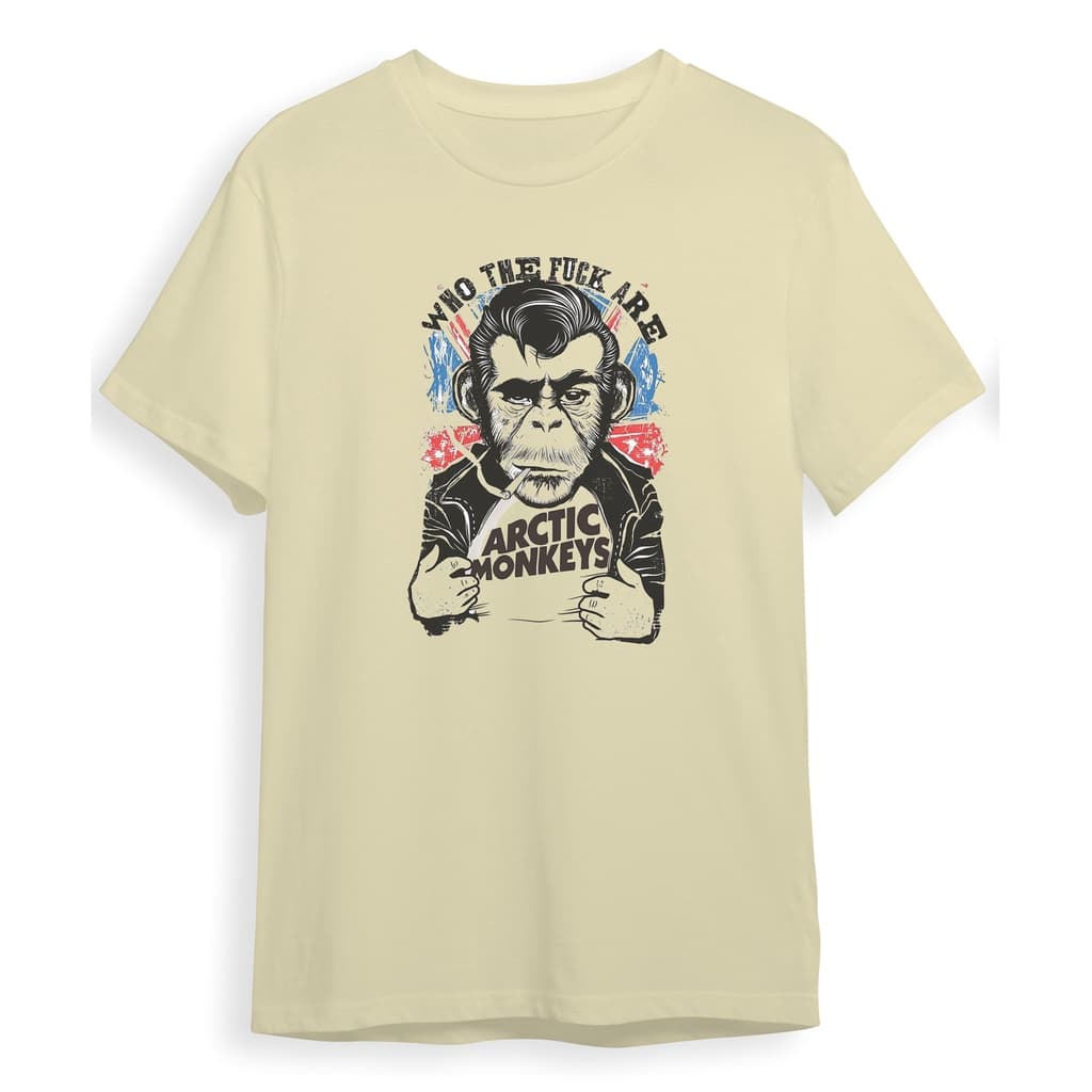Camiseta Artic Monkeys Banda de Rock Malha Premium