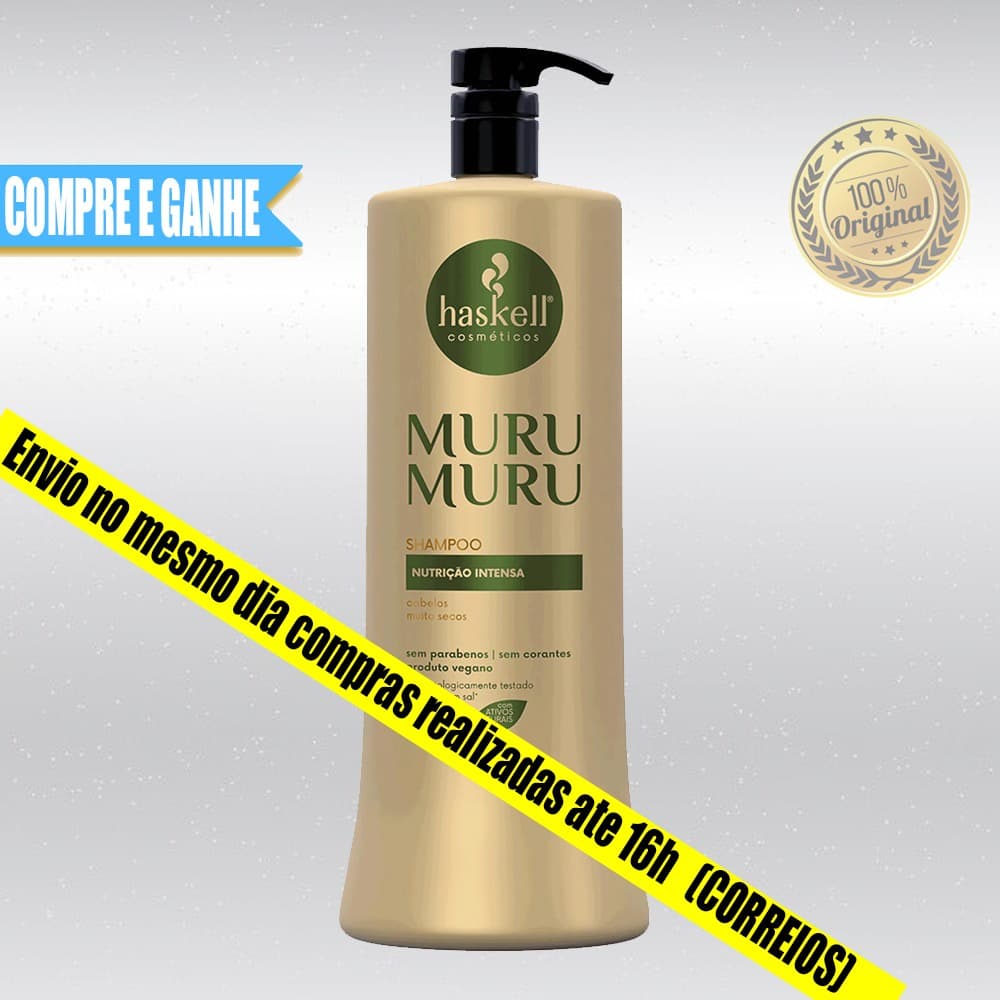 Shampoo Haskell Murumuru - Nutrição Intensa